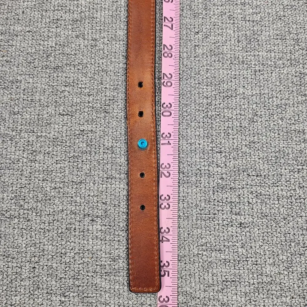 MICHAEL MICHAEL KORS WOMEN'S BLACK/BROWN REVERSIBLE GENUINE LEATHER BELT SIZE S